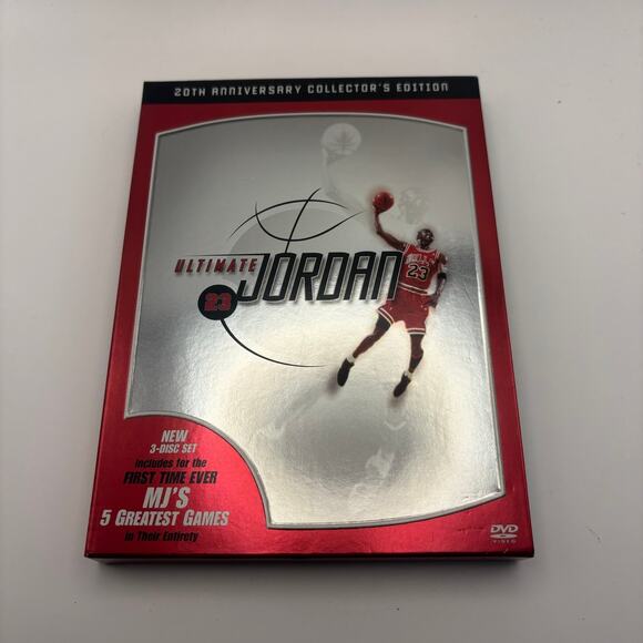 DVD Ultimate Michael JORDAN 23 MJ's 5 Best Games 20th Anniversary Collectors Ed - Picture 1 of 3